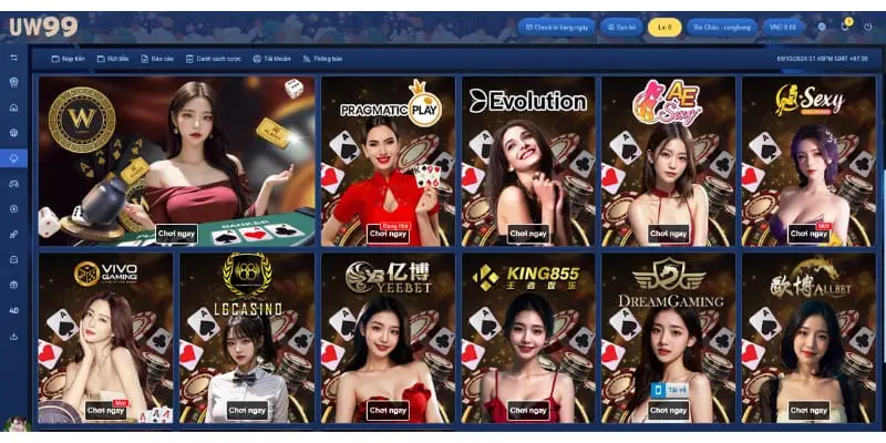 sảnh casino trực tuyến uw99