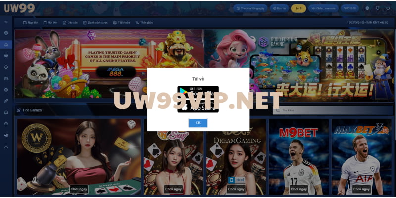 Tải app uw99